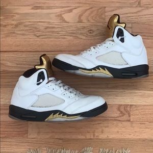 air jordan retro 5 olympic gold
